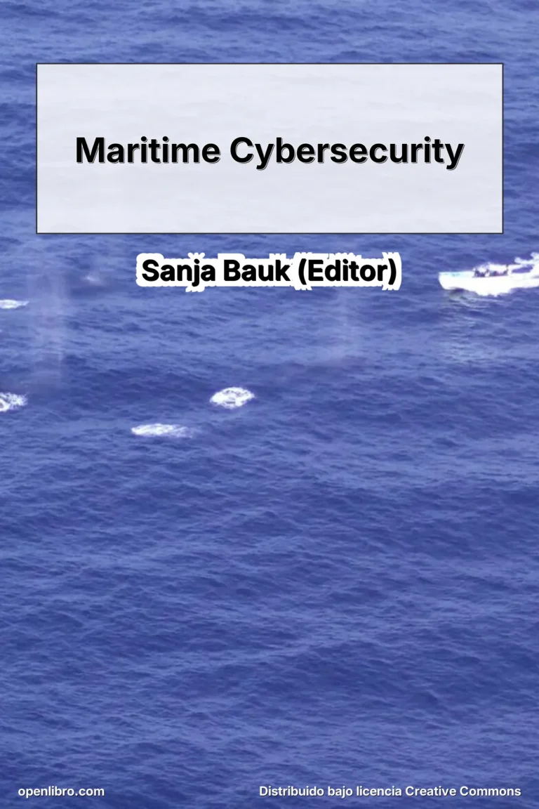 Este libro aborda de forma sistemática la ciberseguridad en el ámbito marítimo, analizando los desafíos actuales derivados de la digitalización de buques, puertos y sistemas de control asociados.