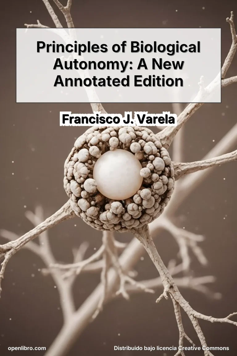 Principles of Biological Autonomy es una obra fundamental del neurobiólogo y pensador chileno Francisco J. Varela, presentada aquí en una nueva edición anotada.