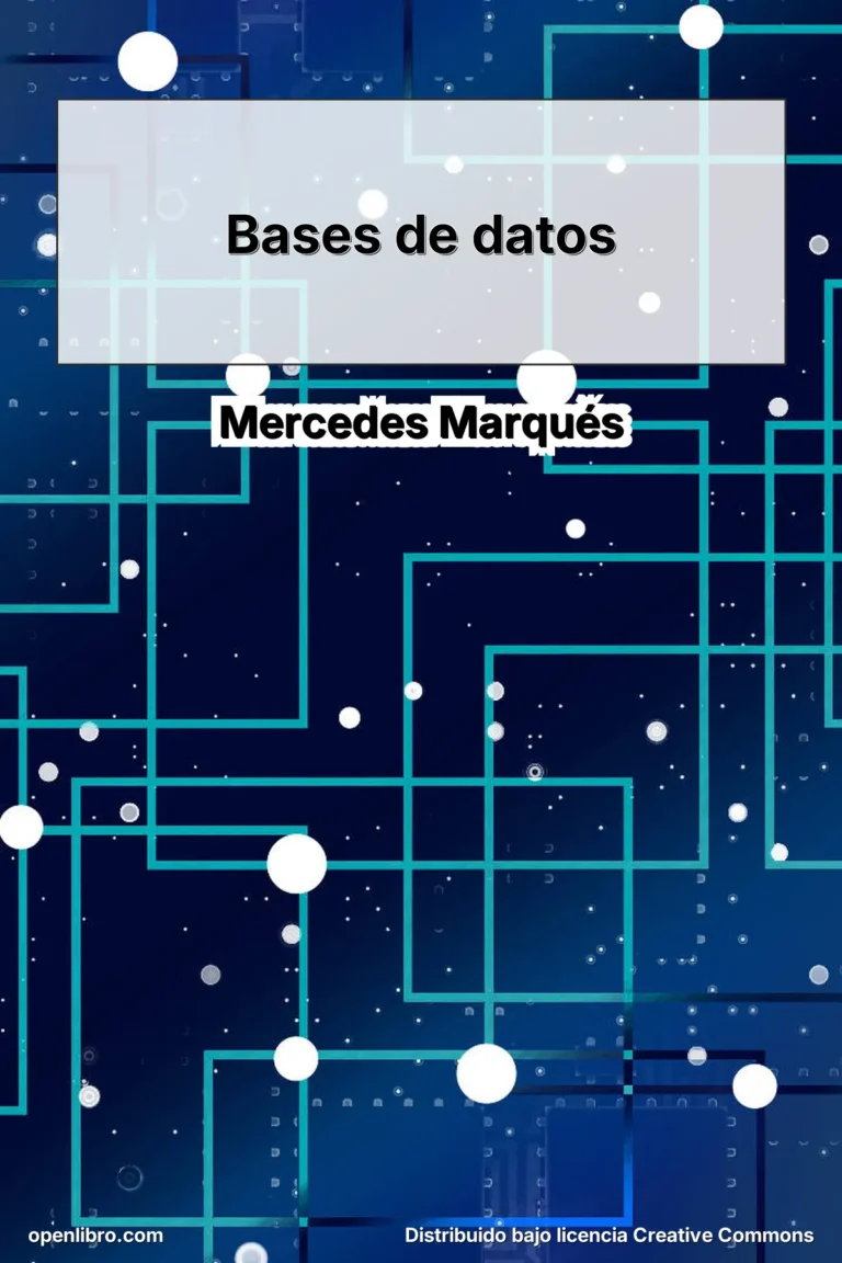 Bases de datos es un texto académico elaborado para dar soporte a un curso universitario orientado a las Ingenierías Informáticas.
