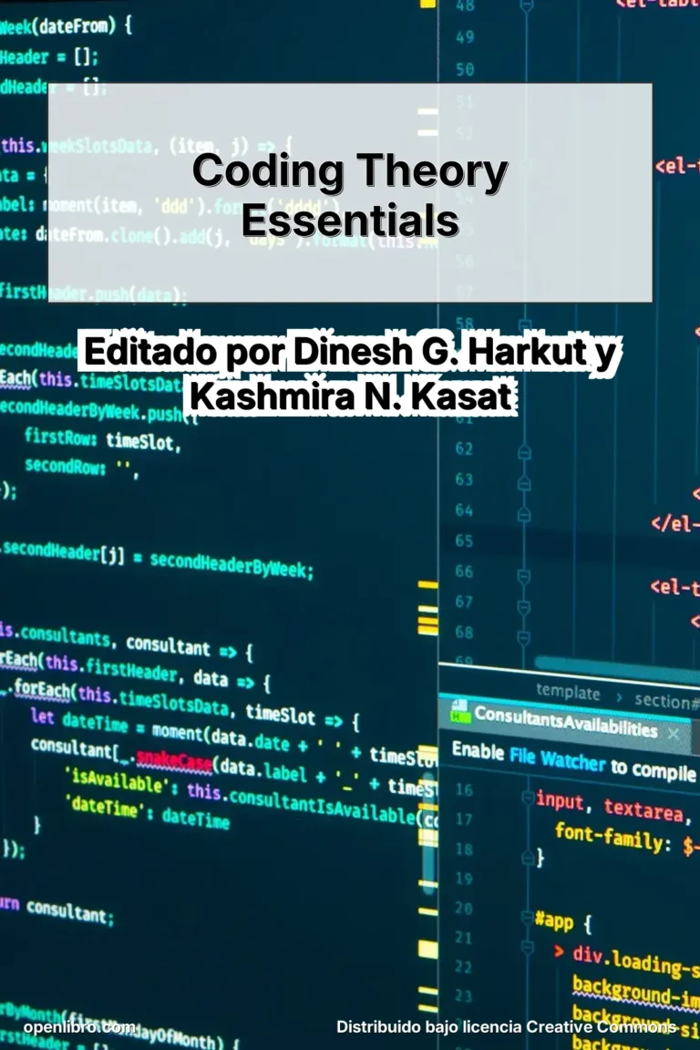 Coding Theory Essentials es un libro académico editado que presenta una visión estructurada de los conceptos clave de la teoría de la codificación.