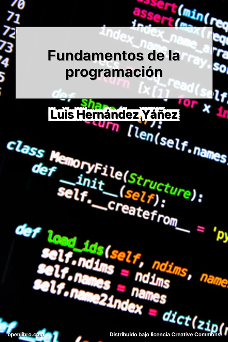 Fundamentos de la programación reúne los apuntes de clase de la asignatura del mismo nombre impartida en primer curso de los grados en Ingeniería Informática, Ingeniería del Software e Ingeniería de Computadores de la Facultad de Informática de la Universidad Complutense.