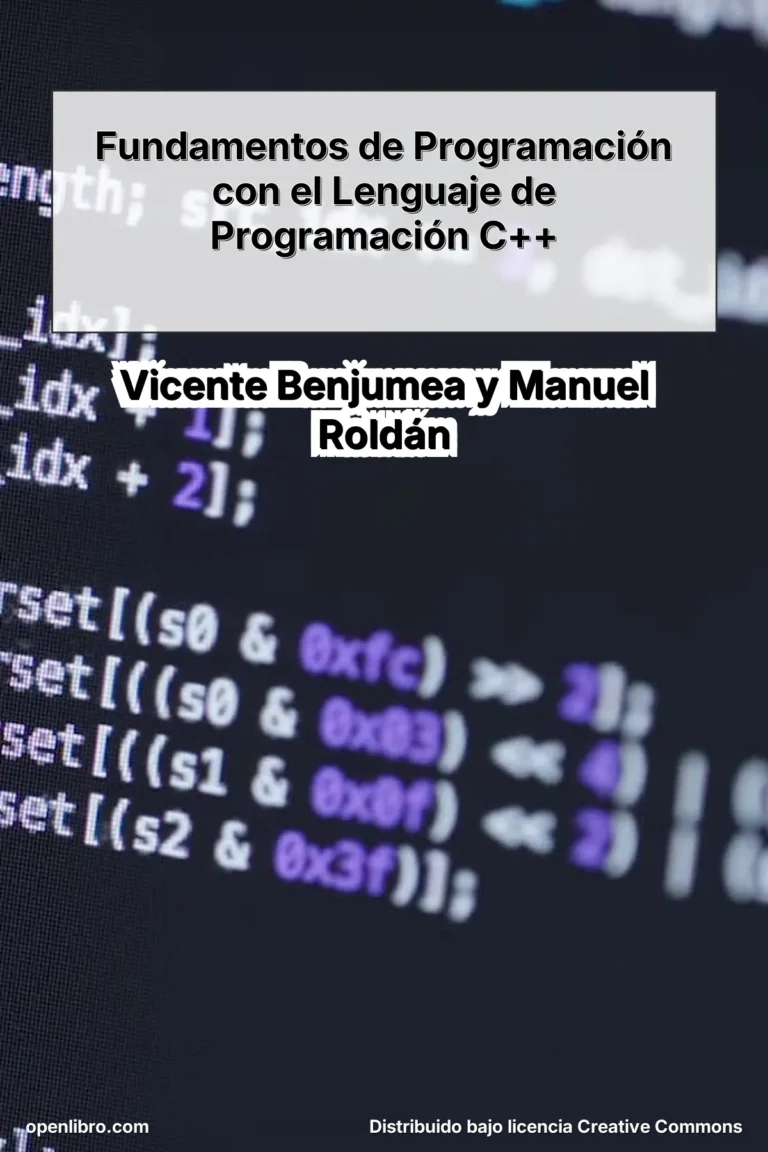 Fundamentos de Programación con el Lenguaje de Programación C++ es un manual de carácter docente elaborado por Vicente Benjumea y Manuel Roldán en el Departamento de Lenguajes y Ciencias de la Computación de la Universidad de Málaga.