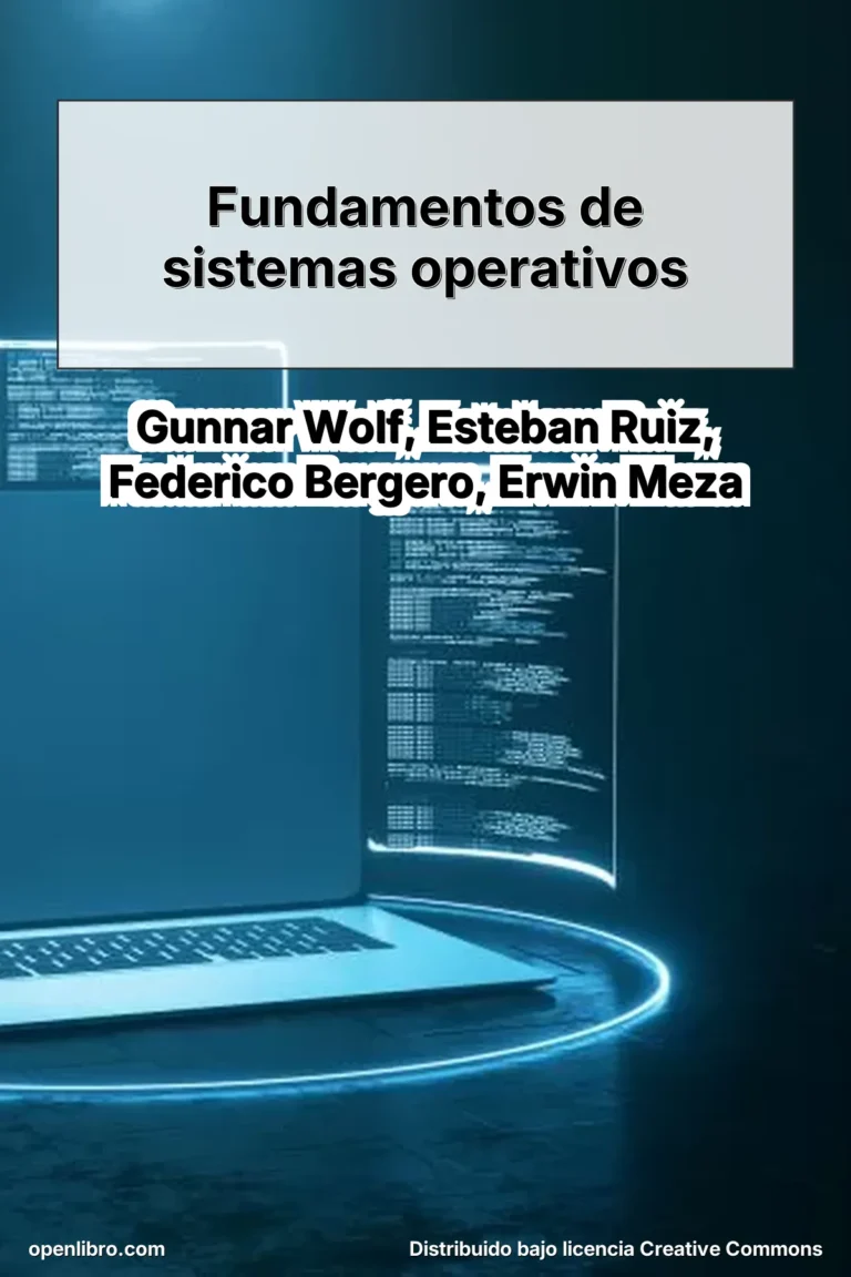 Fundamentos de sistemas operativos es una obra académica desarrollada en el ámbito de la Universidad Nacional Autónoma de México, concebida como material completo y autocontenido para cursos universitarios de informática, computación e ingeniería.
