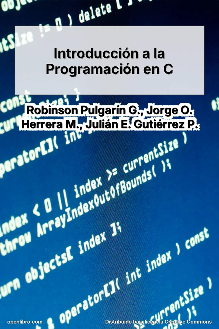 Introducción a la Programación en C es un texto orientado a quienes inician su formación en programación.