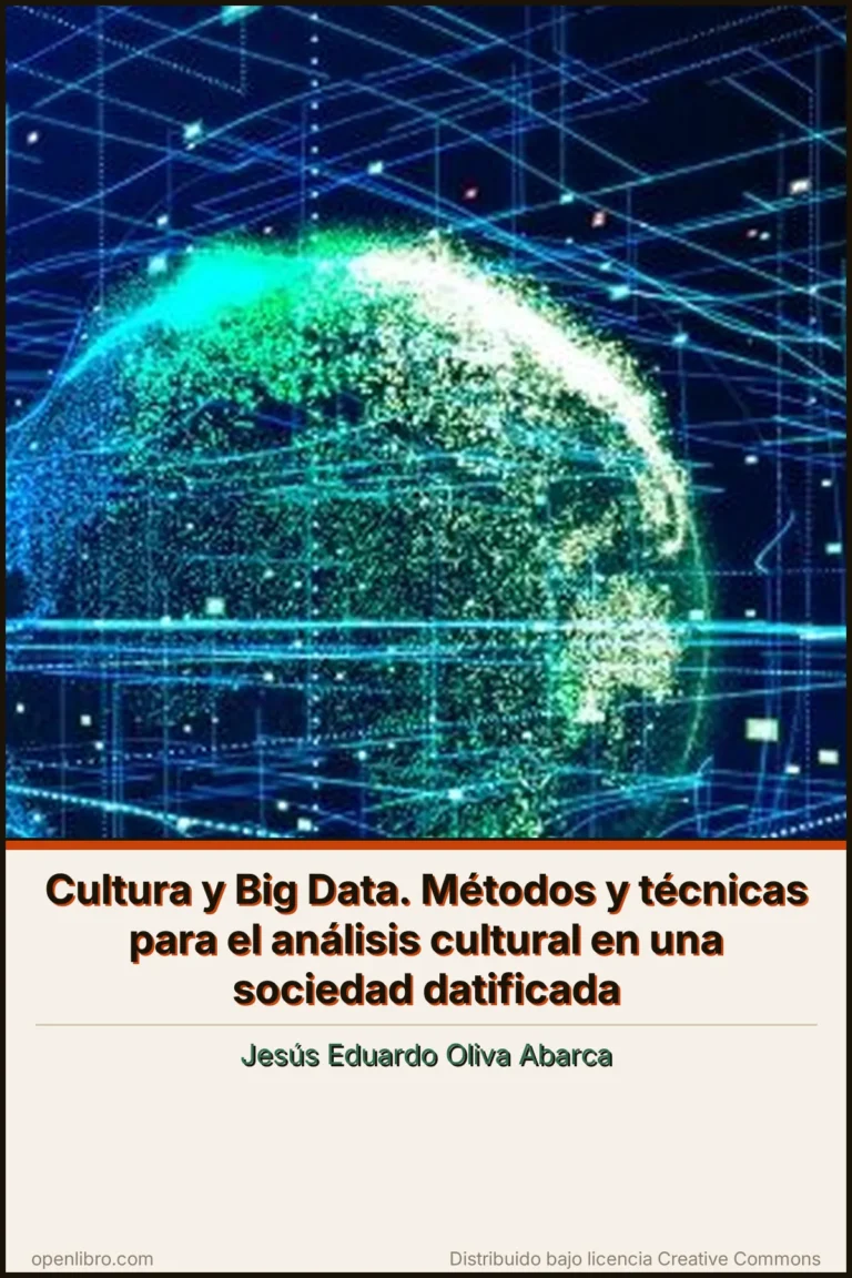 Cultura y Big Data. Métodos y técnicas para el análisis cultural en una sociedad datificada examina la aplicación práctica de herramientas de ciencia de datos al estudio de fenómenos culturales contemporáneos.