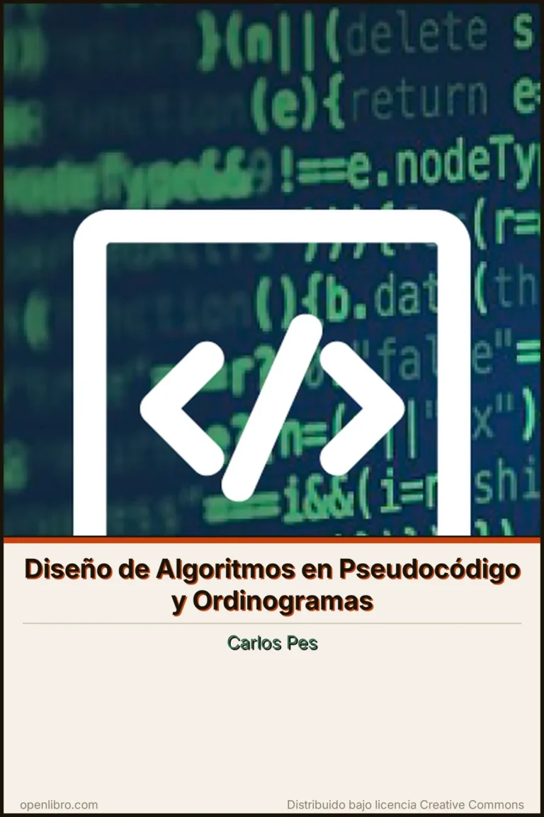 Este libro ofrece una guía práctica para aprender a diseñar algoritmos desde cero utilizando dos herramientas clave: el pseudocódigo y los diagramas de flujo (también conocidos como ordinogramas)