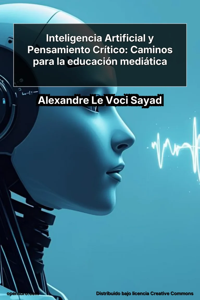 Inteligencia Artificial y Pensamiento Crítico: Caminos para la educación mediática es una obra del investigador brasileño Alexandre Le Voci Sayad, desarrollada originalmente como resultado de una investigación de maestría en el área de Tecnologías de la Inteligencia y Diseño Digital de la Pontificia Universidad Católica de São Paulo (PUC-SP).