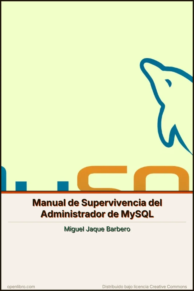 Este manual es una guía de referencia rápida y práctica para administradores de sistemas y bases de datos que tienen la responsabilidad de gestionar un servidor MySQL, principalmente en entornos GNU/Linux.