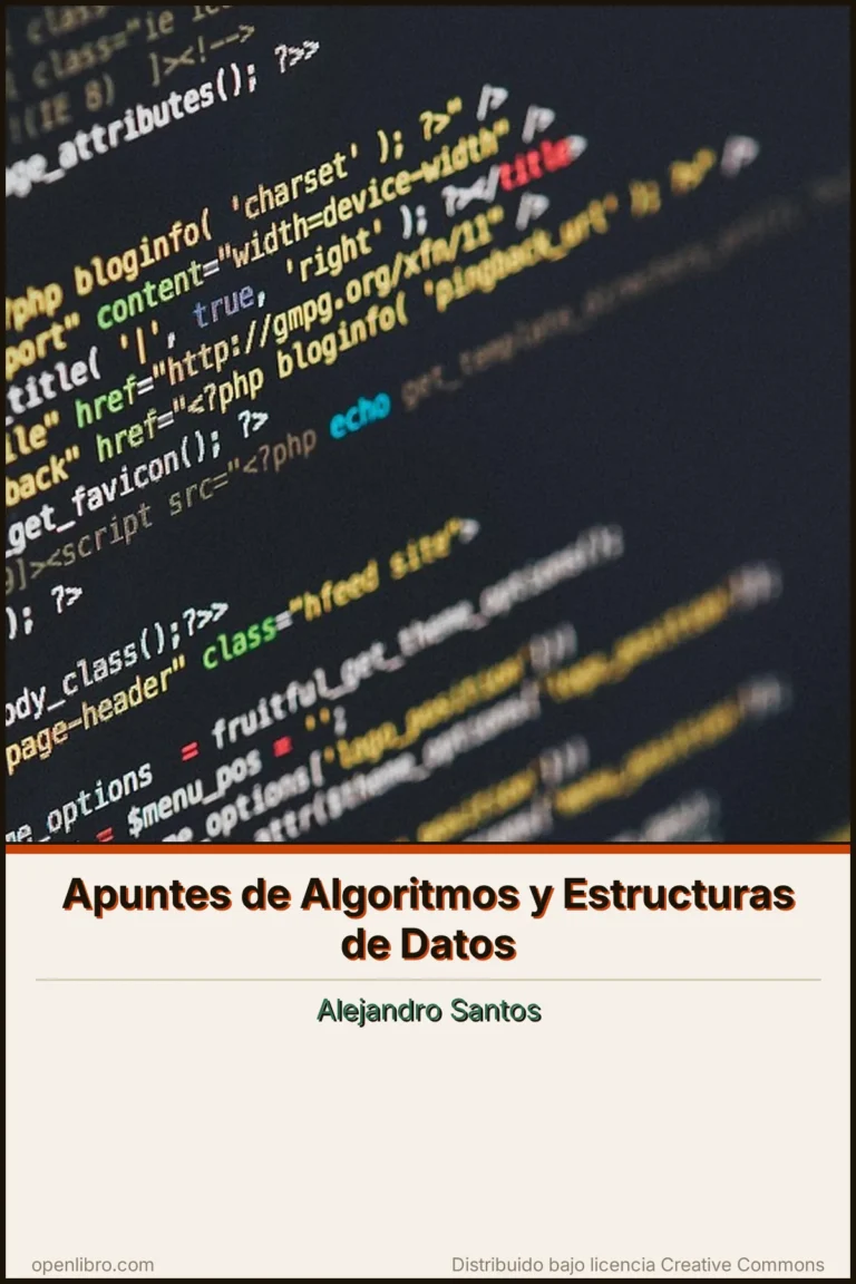 Portada del libro Apuntes de Algoritmos y Estructuras de Datos