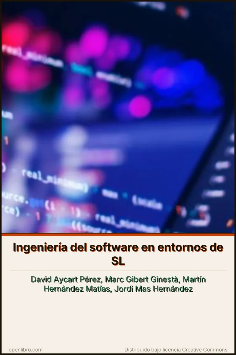 Portada del libro Ingeniería del software en entornos de SL