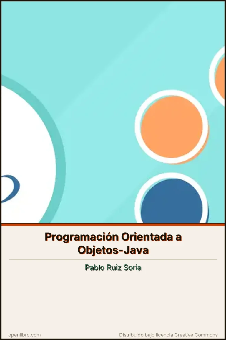 Portada del libro Programación Orientada a Objetos-Java