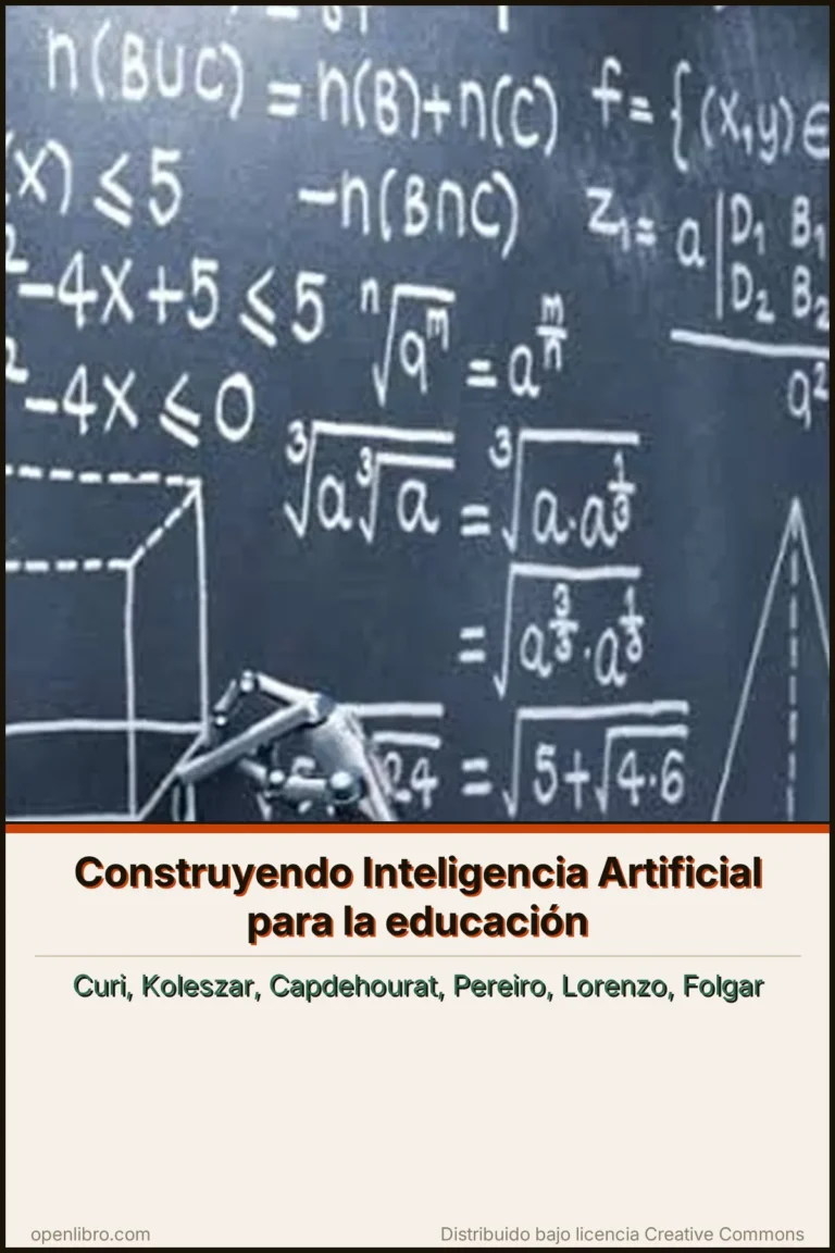 Portada del libro Construyendo Inteligencia Artificial para la educación