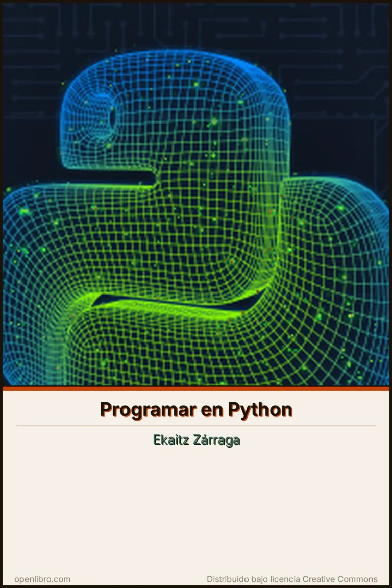 Portada del libro Programar en Python