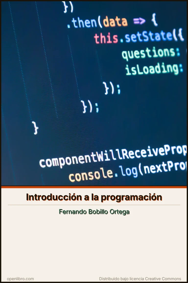 Portada del libro Introducción a la programación