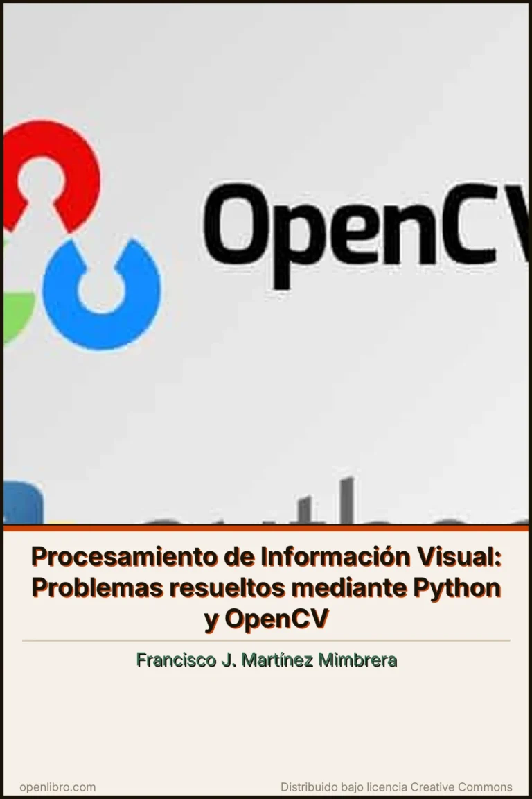 Portada del libro Procesamiento de Información Visual con Python y OpenCV