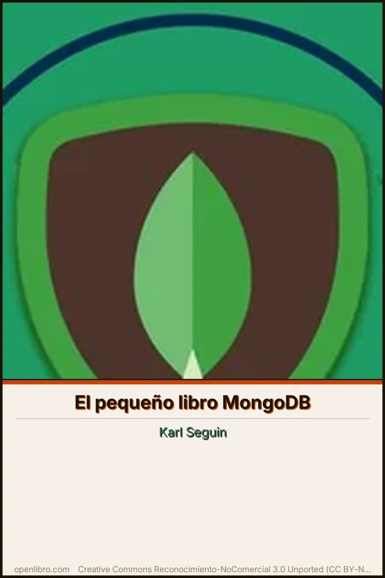 Portada del libro El pequeño libro MongoDB