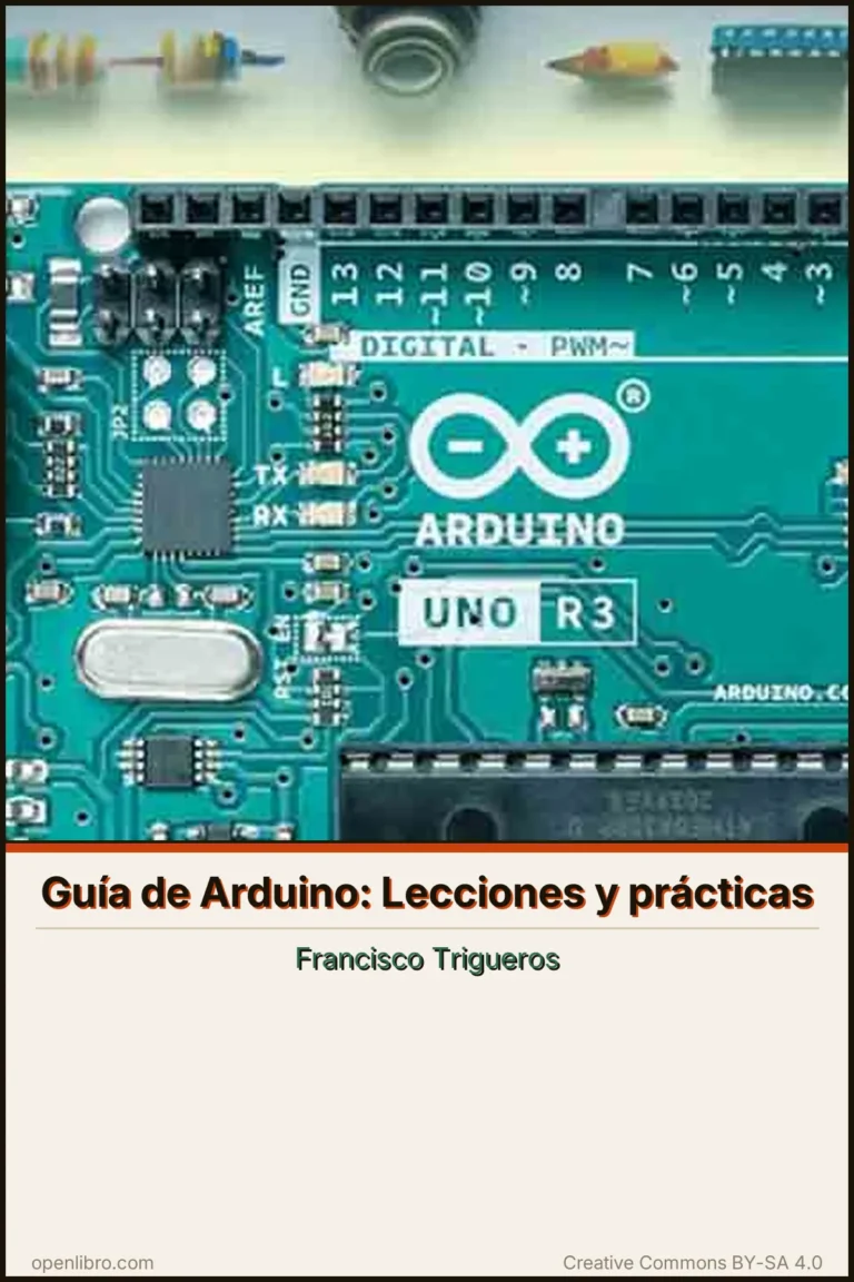 Portada del libro Guía de Arduino: Lecciones y prácticas