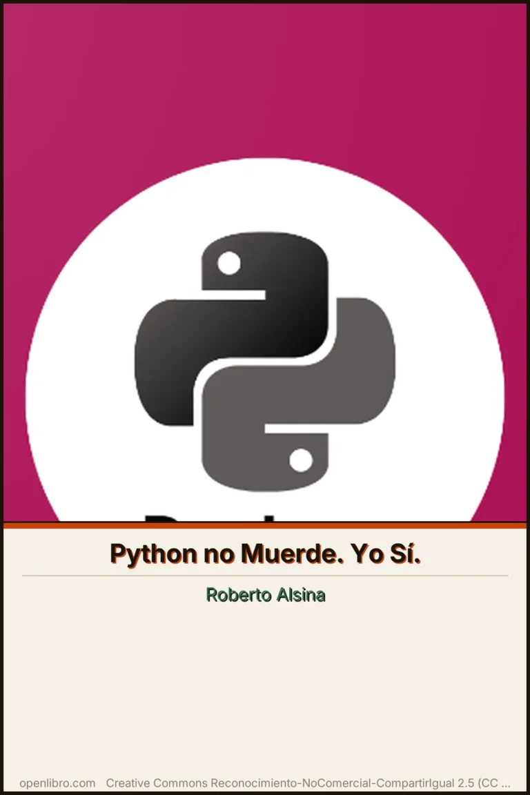 Portada del libro Python no Muerde. Yo Sí.