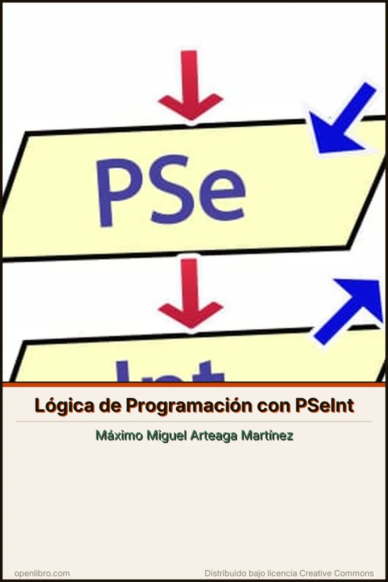 Portada del libro Lógica de Programación con PSeInt