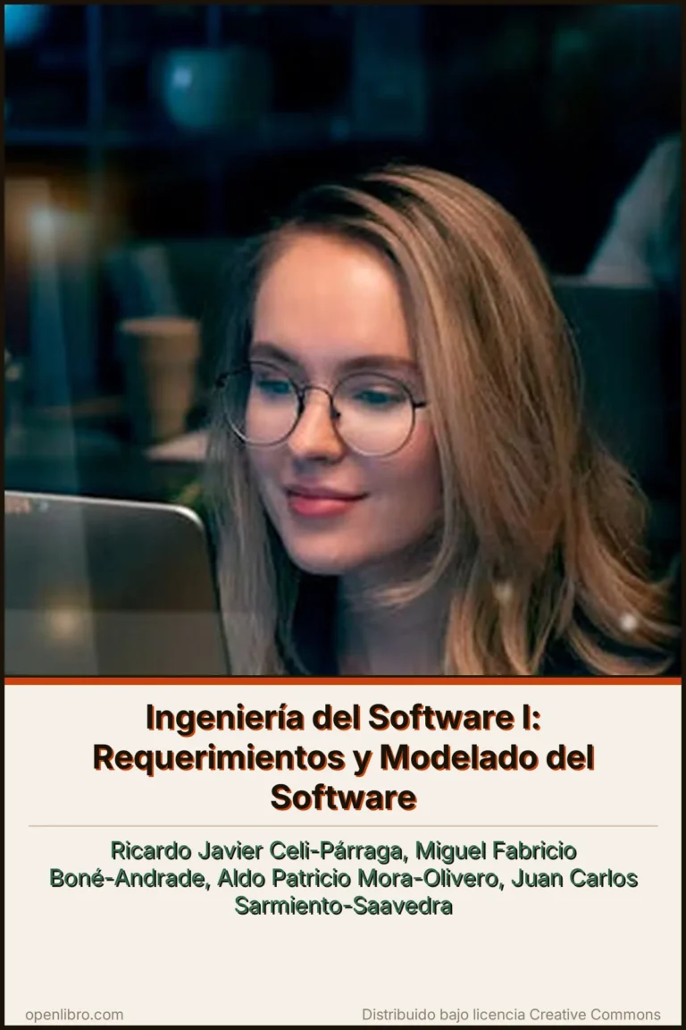 Portada del libro Ingeniería del Software I: Requerimientos y Modelado del Software