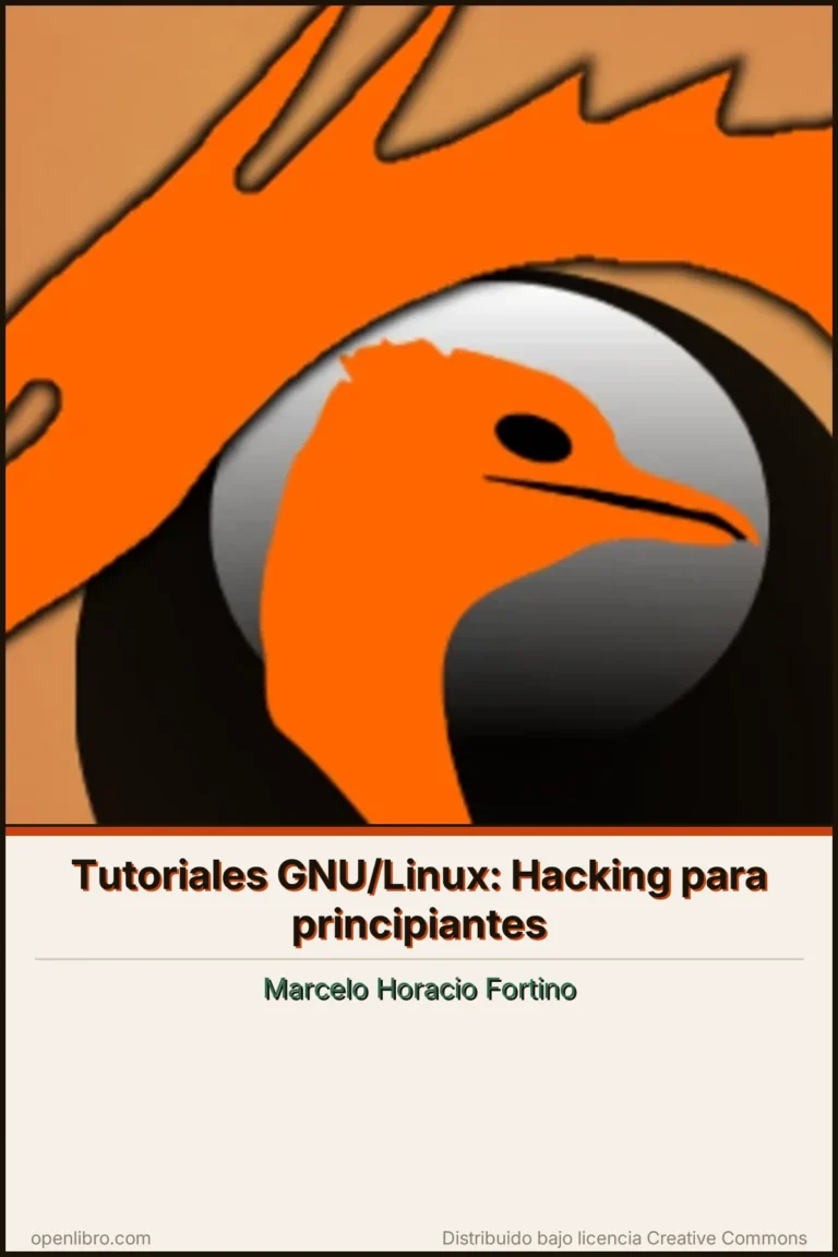 Portada del libro Tutoriales GNU/Linux: Hacking para principiantes