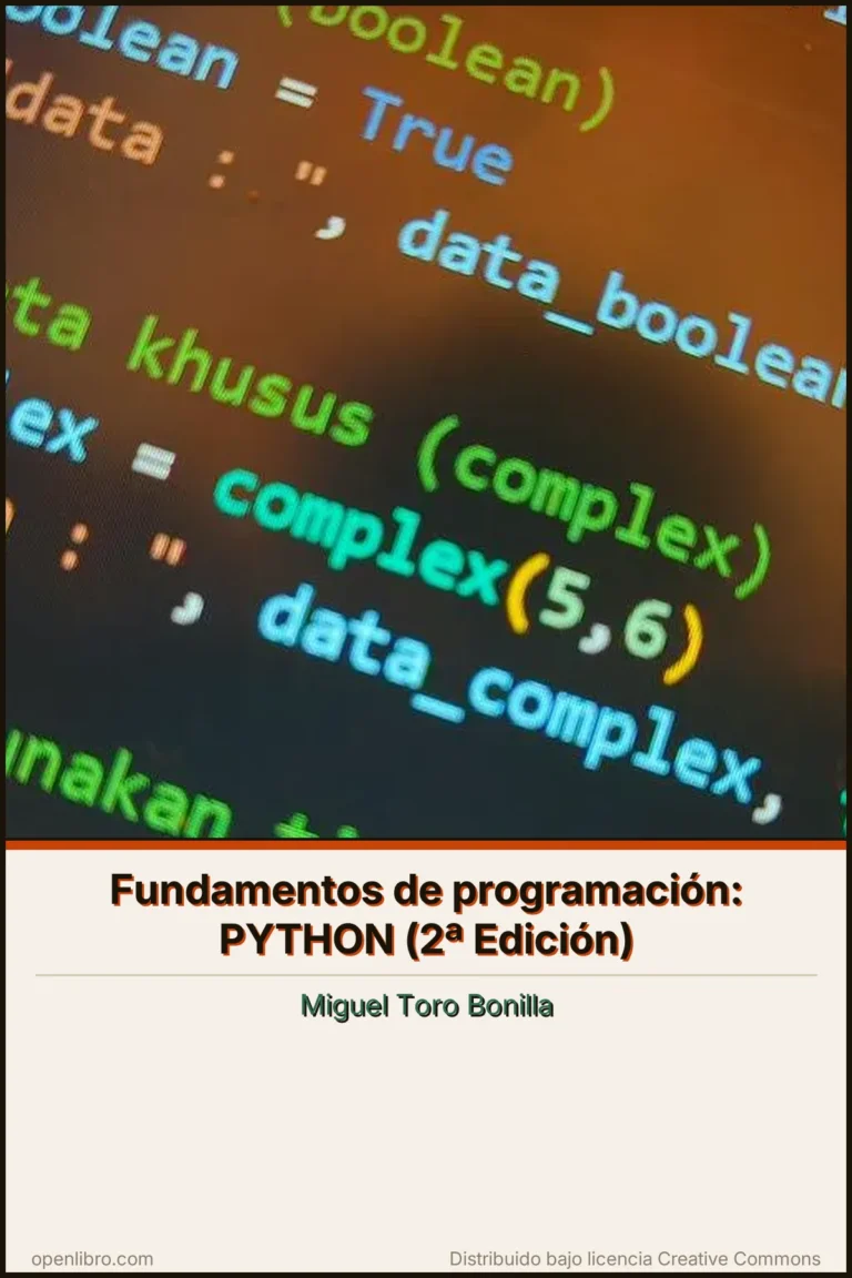 Portada del libro Fundamentos de programación: PYTHON (2ª Edición)