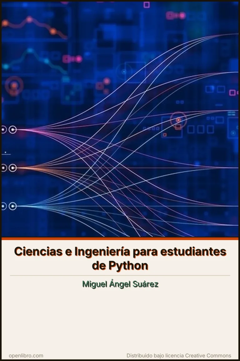 Portada del libro Ciencias e Ingeniería para estudiantes de Python