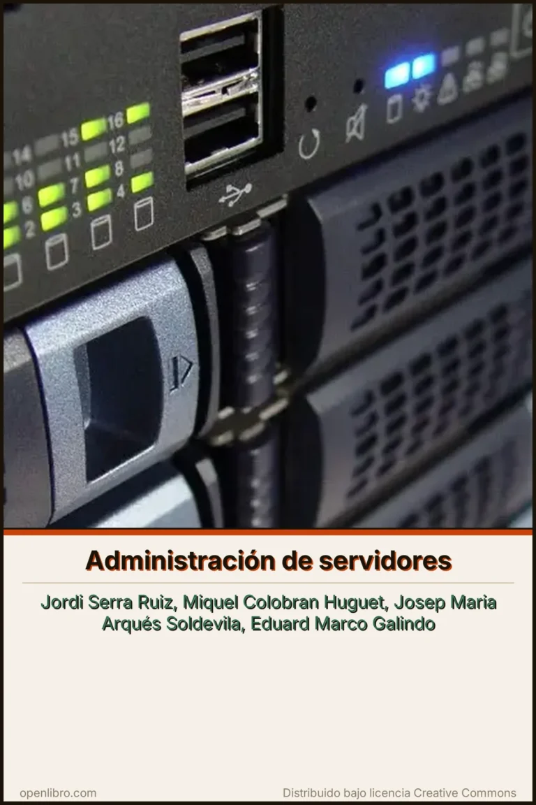 Portada del libro Administración de servidores