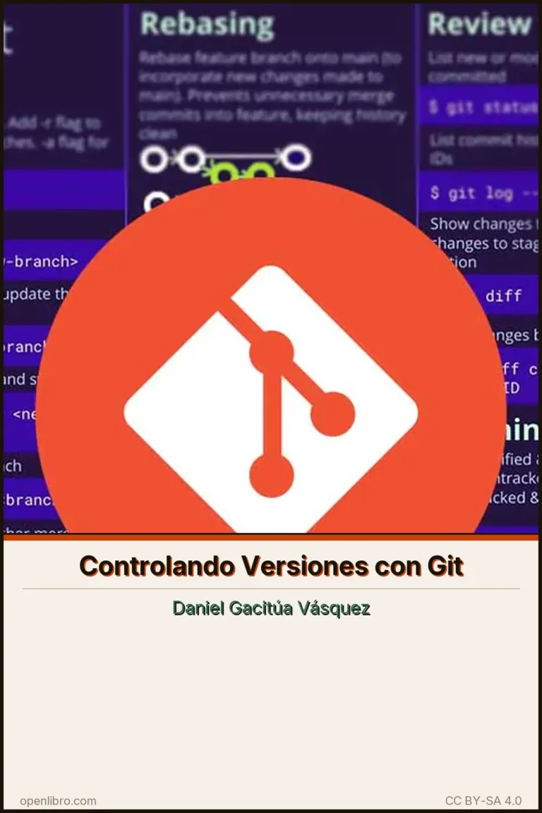 Portada del libro Controlando Versiones con Git